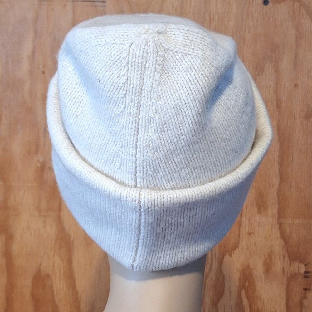 Everlane Cabin Beanie Women's OSFM Cream 97% Wool Cozycore Winter Outdoors - Picture 4 of 7
